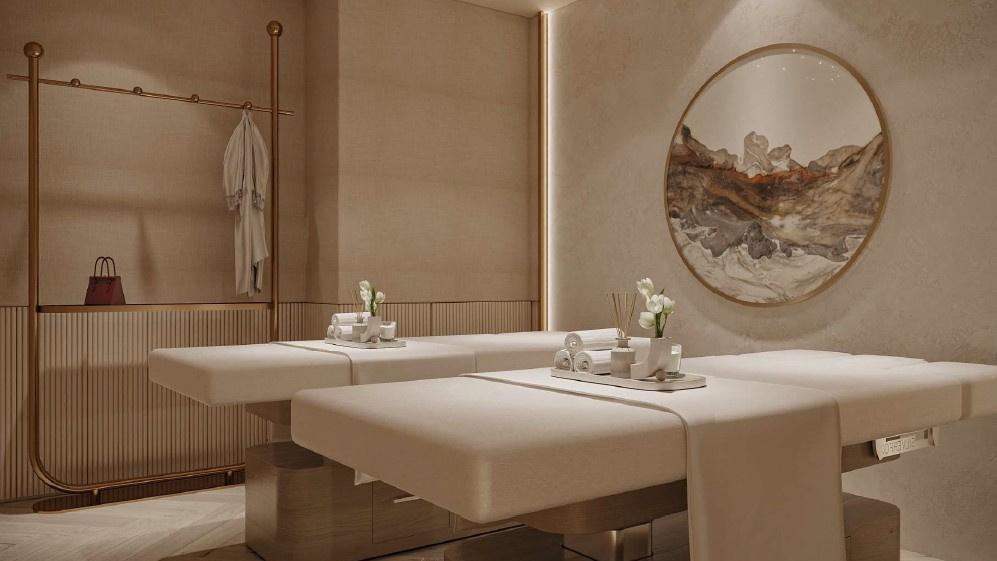 A treatment room at Ô Spa by Amadora